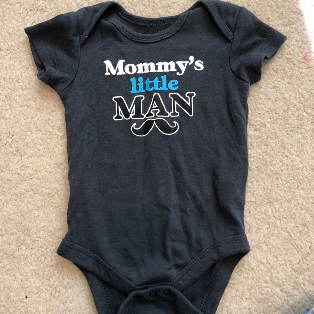 Mommy’s little man onesie